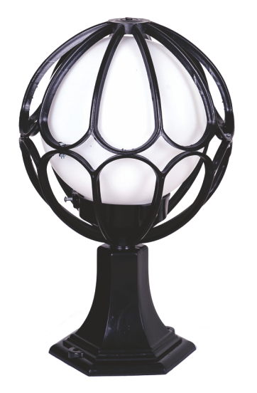 APLIQUE FAROL GLOBO PARA JARDIN DE SOBREMURO