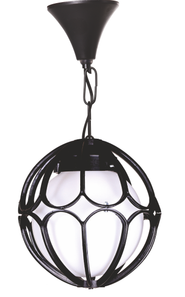 Chain Sphere Garden Fixture